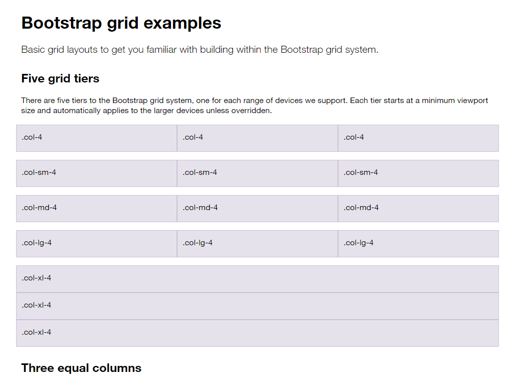 Grid screenshot