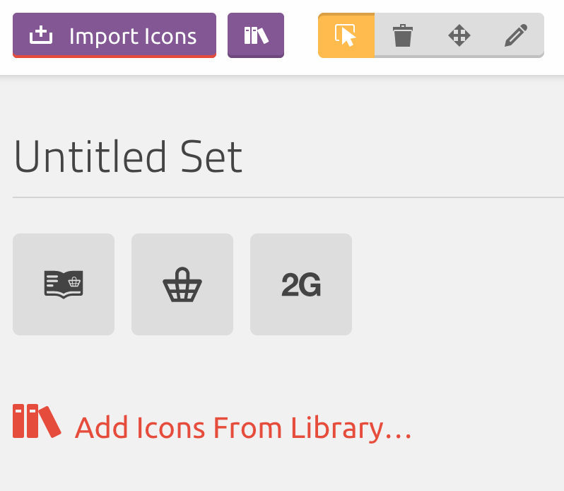 IcoMoon - Import Icons