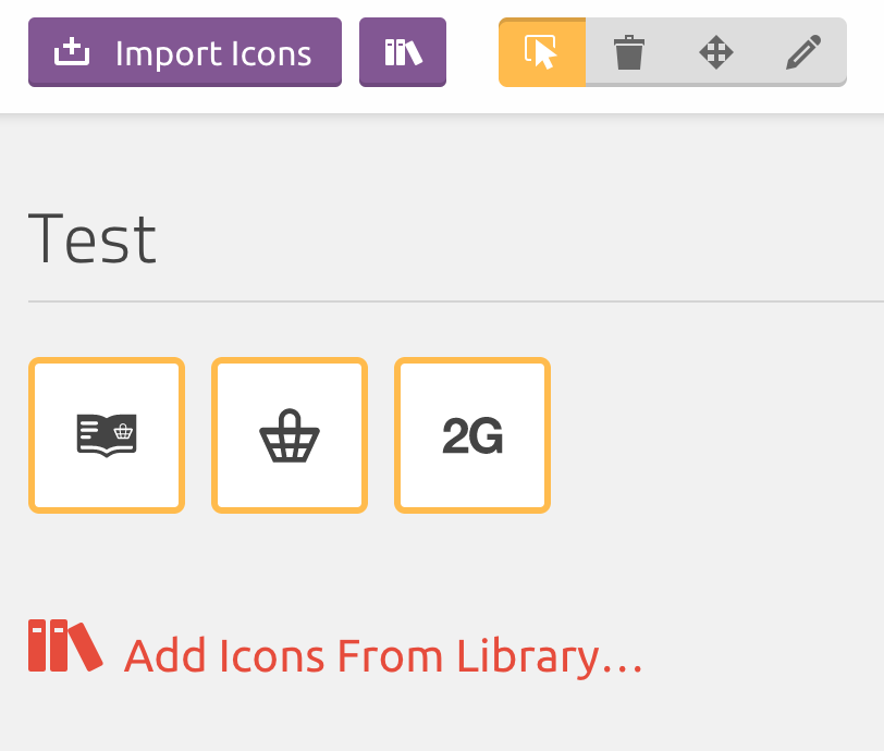 IcoMoon - Select Icons